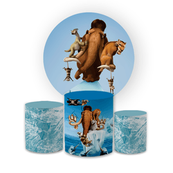 Kit Capa Painel Redondo + Trio Cilindros Decoração... - Loja | Bibi Painéis