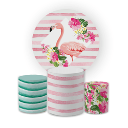 Kit Capa Painel Redondo + Trio Cilindros Decoração... - Loja | Bibi Painéis