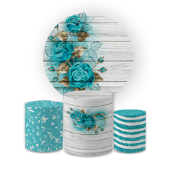 Kit Capa Painel Redondo + Trio Cilindros Decoração... - Loja | Bibi Painéis
