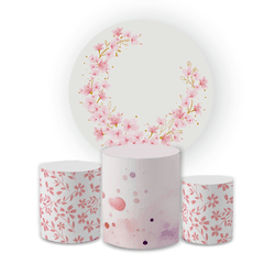 Kit Capa Painel Redondo + Trio Cilindros Decoração... - Loja | Bibi Painéis