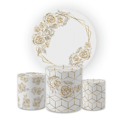 Kit Capa Painel Redondo + Trio Cilindros Decoração... - Loja | Bibi Painéis