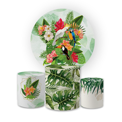 Kit Capa Painel Redondo + Trio Cilindros Decoração... - Loja | Bibi Painéis