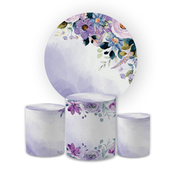 Kit Capa Painel Redondo + Trio Cilindros Decoração... - Loja | Bibi Painéis