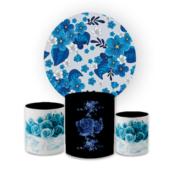 Kit Capa Painel Redondo + Trio Cilindros Decoração... - Loja | Bibi Painéis