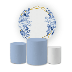 Kit Capa Painel Redondo + Trio Cilindros Decoração... - Loja | Bibi Painéis