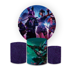 Kit Capa Painel Redondo + Trio Cilindros Decoração... - Loja | Bibi Painéis