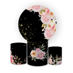 Kit Capa Painel Redondo + Trio Cilindros Decoração... - Loja | Bibi Painéis