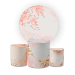 Kit Capa Painel Redondo + Trio Cilindros Decoração... - Loja | Bibi Painéis