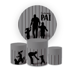 Kit Capa Painel Redondo + Trio Cilindros Decoração... - Loja | Bibi Painéis