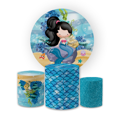 Kit Capa Painel Redondo + Trio Cilindros Decoração... - Loja | Bibi Painéis