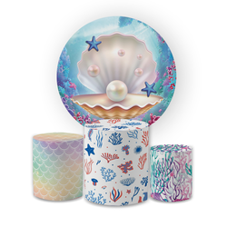 Kit Capa Painel Redondo + Trio Cilindros Decoração... - Loja | Bibi Painéis