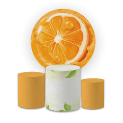 Kit Capa Painel Redondo + Trio Cilindros Decoração... - Loja | Bibi Painéis