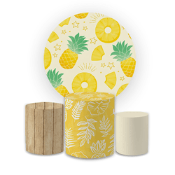 Kit Capa Painel Redondo + Trio Cilindros Decoração... - Loja | Bibi Painéis