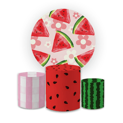 Kit Capa Painel Redondo + Trio Cilindros Decoração... - Loja | Bibi Painéis