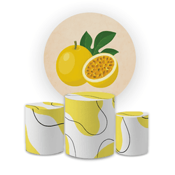 Kit Capa Painel Redondo + Trio Cilindros Decoração... - Loja | Bibi Painéis