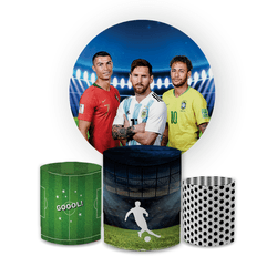 Kit Capa Painel Redondo + Trio Cilindros Decoração... - Loja | Bibi Painéis