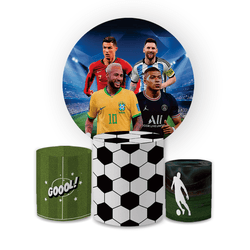 Kit Capa Painel Redondo + Trio Cilindros Decoração... - Loja | Bibi Painéis