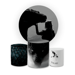 Kit Capa Painel Redondo + Trio Cilindros Decoração... - Loja | Bibi Painéis