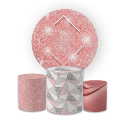 Kit Capa Painel Redondo + Trio Cilindros Decoração... - Loja | Bibi Painéis