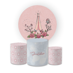 Kit Capa Painel Redondo + Trio Cilindros Decoração... - Loja | Bibi Painéis