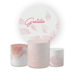 Kit Capa Painel Redondo + Trio Cilindros Decoração... - Loja | Bibi Painéis