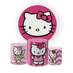 Kit Capa Painel Redondo + Trio Cilindros Decoração... - Loja | Bibi Painéis