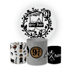 Kit Capa Painel Redondo + Trio Cilindros Decoração... - Loja | Bibi Painéis