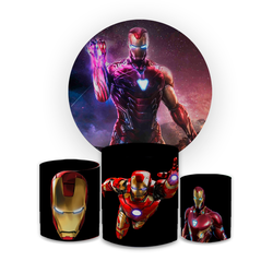 Kit Capa Painel Redondo + Trio Cilindros Decoração... - Loja | Bibi Painéis