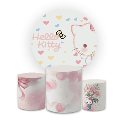 Kit Capa Painel Redondo + Trio Cilindros Decoração... - Loja | Bibi Painéis