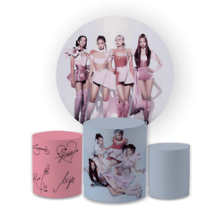 Kit Capa Painel Redondo + Trio Cilindros Decoração... - Loja | Bibi Painéis