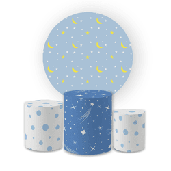 Kit Capa Painel Redondo + Trio Cilindros Decoração... - Loja | Bibi Painéis