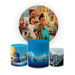 Kit Capa Painel Redondo + Trio Cilindros Decoração... - Loja | Bibi Painéis