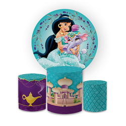 Kit Capa Painel Redondo + Trio Cilindros Decoração... - Loja | Bibi Painéis