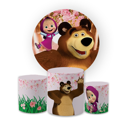 Kit Capa Painel Redondo + Trio Cilindros Decoração... - Loja | Bibi Painéis