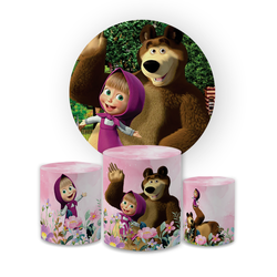 Kit Capa Painel Redondo + Trio Cilindros Decoração... - Loja | Bibi Painéis
