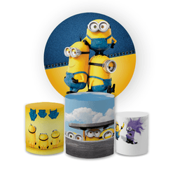 Kit Capa Painel Redondo + Trio Cilindros Decoração... - Loja | Bibi Painéis