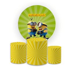 Kit Capa Painel Redondo + Trio Cilindros Decoração... - Loja | Bibi Painéis