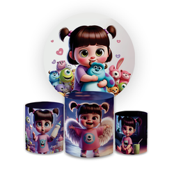 Kit Capa Painel Redondo + Trio Cilindros Decoração... - Loja | Bibi Painéis