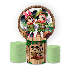 Kit Capa Painel Redondo + Trio Cilindros Decoração... - Loja | Bibi Painéis