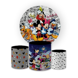 Kit Capa Painel Redondo + Trio Cilindros Decoração... - Loja | Bibi Painéis