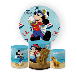 Kit Capa Painel Redondo + Trio Cilindros Decoração... - Loja | Bibi Painéis