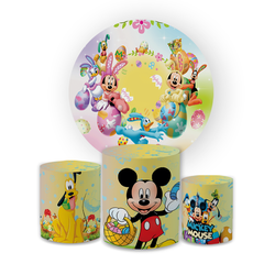 Kit Capa Painel Redondo + Trio Cilindros Decoração... - Loja | Bibi Painéis