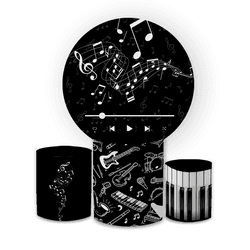 Kit Capa Painel Redondo + Trio Cilindros Decoração... - Loja | Bibi Painéis