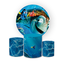 Kit Capa Painel Redondo + Trio Cilindros Decoração... - Loja | Bibi Painéis