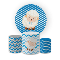 Kit Capa Painel Redondo + Trio Cilindros Decoração... - Loja | Bibi Painéis