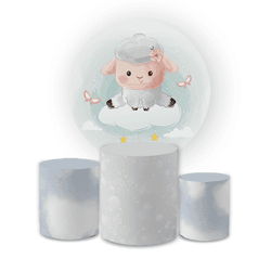 Kit Capa Painel Redondo + Trio Cilindros Decoração... - Loja | Bibi Painéis