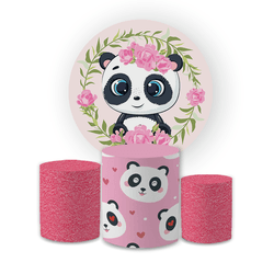 Kit Capa Painel Redondo + Trio Cilindros Decoração... - Loja | Bibi Painéis