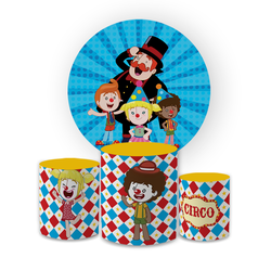 Kit Capa Painel Redondo + Trio Cilindros Decoração... - Loja | Bibi Painéis
