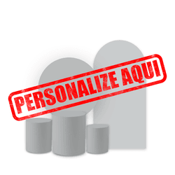 Kit Casadinho Romano + Trio Cilindro + Painel Redo... - Loja | Bibi Painéis