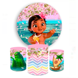 Kit Capa Painel + Trio Moana Baby - Loja | Bibi Painéis